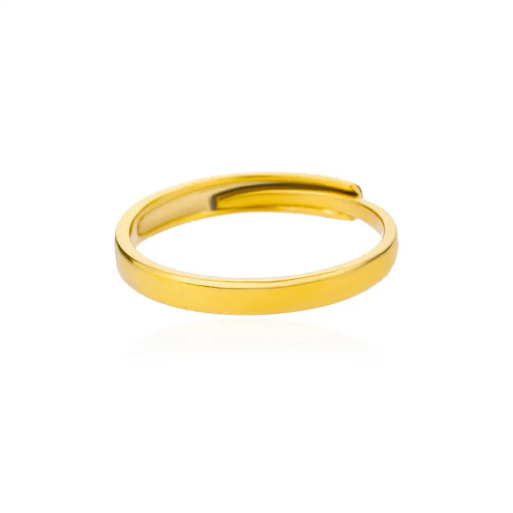 ELLA - Roestrij stalen goudkleurige ring - aanpasbaar - verschillende modellen