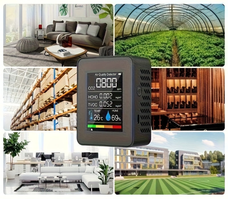 SLIMMY - onze Slimme CO₂-melder - zonder app - meet luchtkwaliteit, temperatuur & luchtvochtigheid