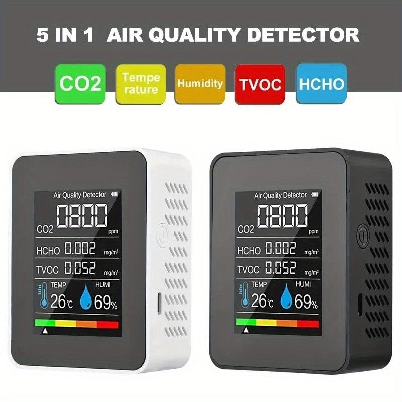 SLIMMY - onze Slimme CO₂-melder - zonder app - meet luchtkwaliteit, temperatuur & luchtvochtigheid