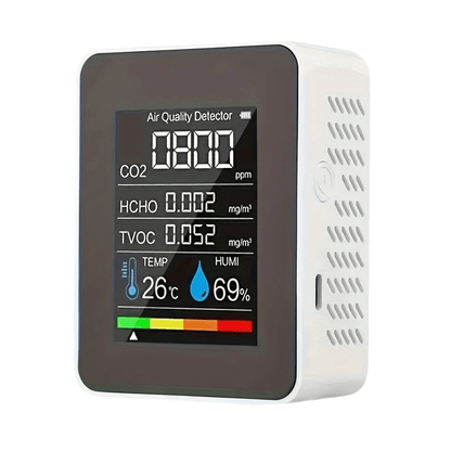 SLIMMY - onze Slimme CO₂-melder - zonder app - meet luchtkwaliteit, temperatuur & luchtvochtigheid