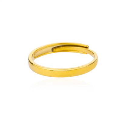 ELLA - Roestrij stalen goudkleurige ring - aanpasbaar - verschillende modellen