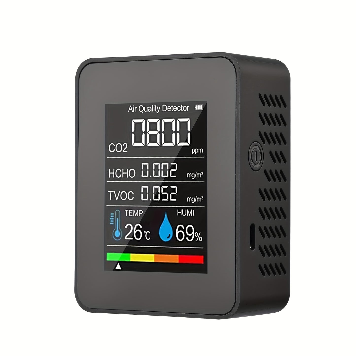SLIMMY - onze Slimme CO₂-melder - zonder app - meet luchtkwaliteit, temperatuur & luchtvochtigheid