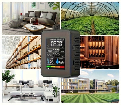 SLIMMY - onze Slimme CO₂-melder - zonder app - meet luchtkwaliteit, temperatuur & luchtvochtigheid