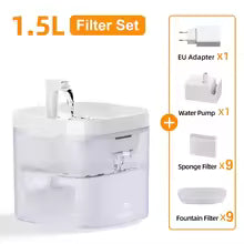 SIPPY -  Slimme waterfontein - automatisch zuiverend met filter